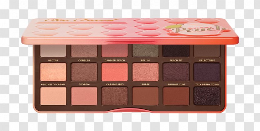 Too Faced Sweet Peach Eye Shadow Cosmetics Sephora Natural Eyes - Sugar Pop - Face Transparent PNG