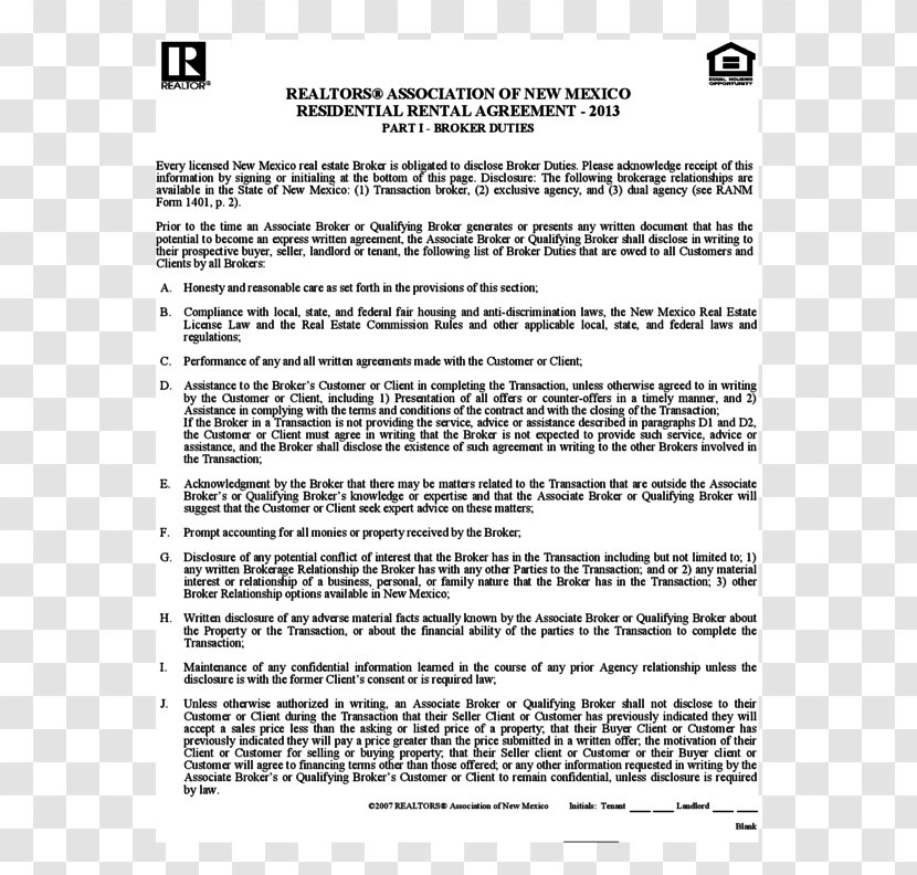 Rental Agreement Contract Lease Document Renting - Commission - Home Transparent PNG