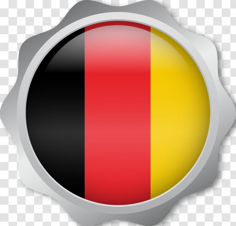 Flag Of Germany National - German - Badge Transparent PNG