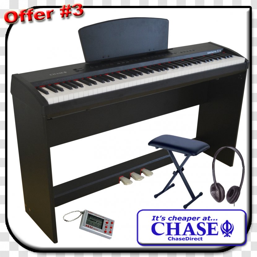 Digital Piano Electric Electronic Keyboard Player Pianet - Musical Instruments Transparent PNG