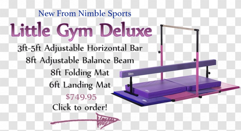 Gymnastics Balance Beam Nimble Sports Mat Sporting Goods Transparent PNG