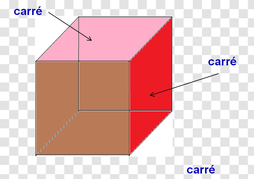Cavalier Perspective Drawing Cube Parallelepiped - Cuboid Transparent PNG
