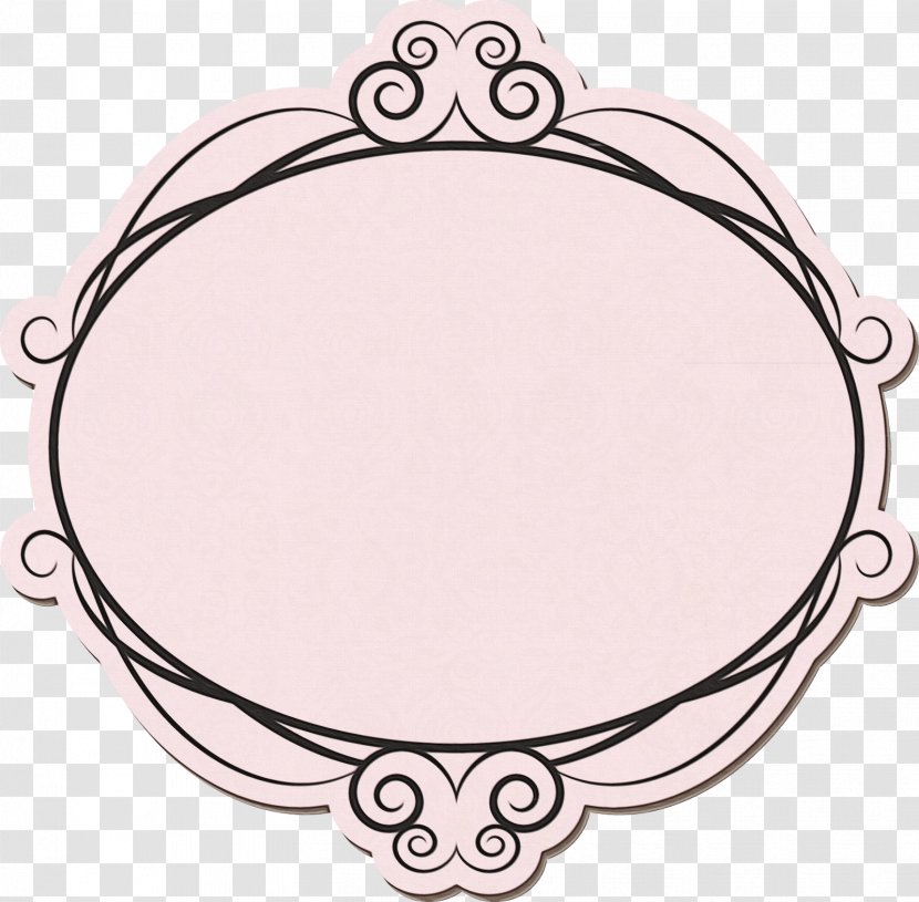 Picture Cartoon - Label - Oval Printing Transparent PNG