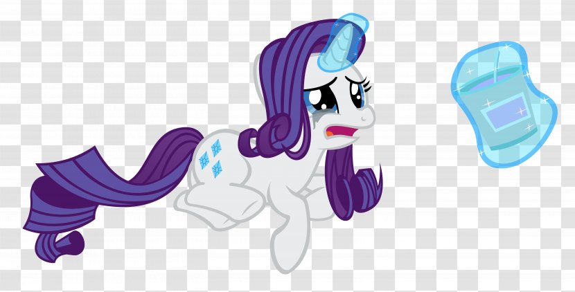 Pony Rarity Ice Cream Horse Crying - Heart Transparent PNG