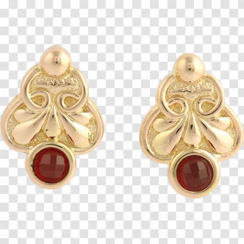 Earring Ruby Body Jewellery Locket Pearl - Jewelry Transparent PNG