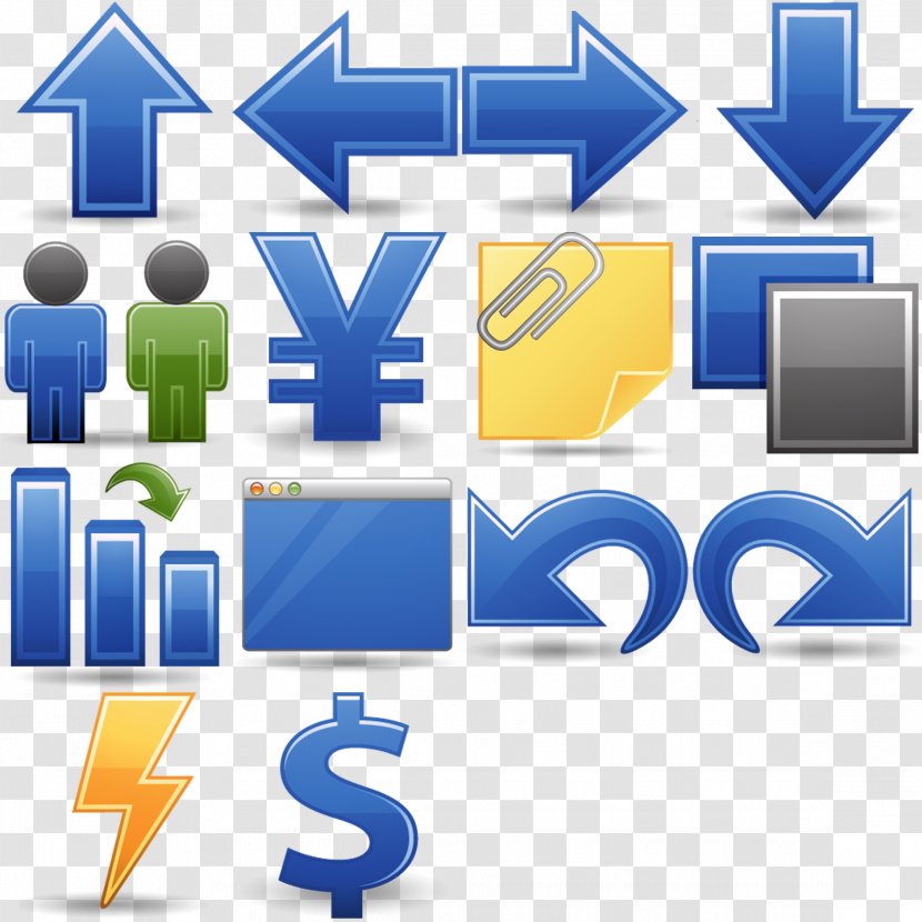 Blue Arrow Euclidean Vector Computer File - Symbol - Direction Transparent PNG