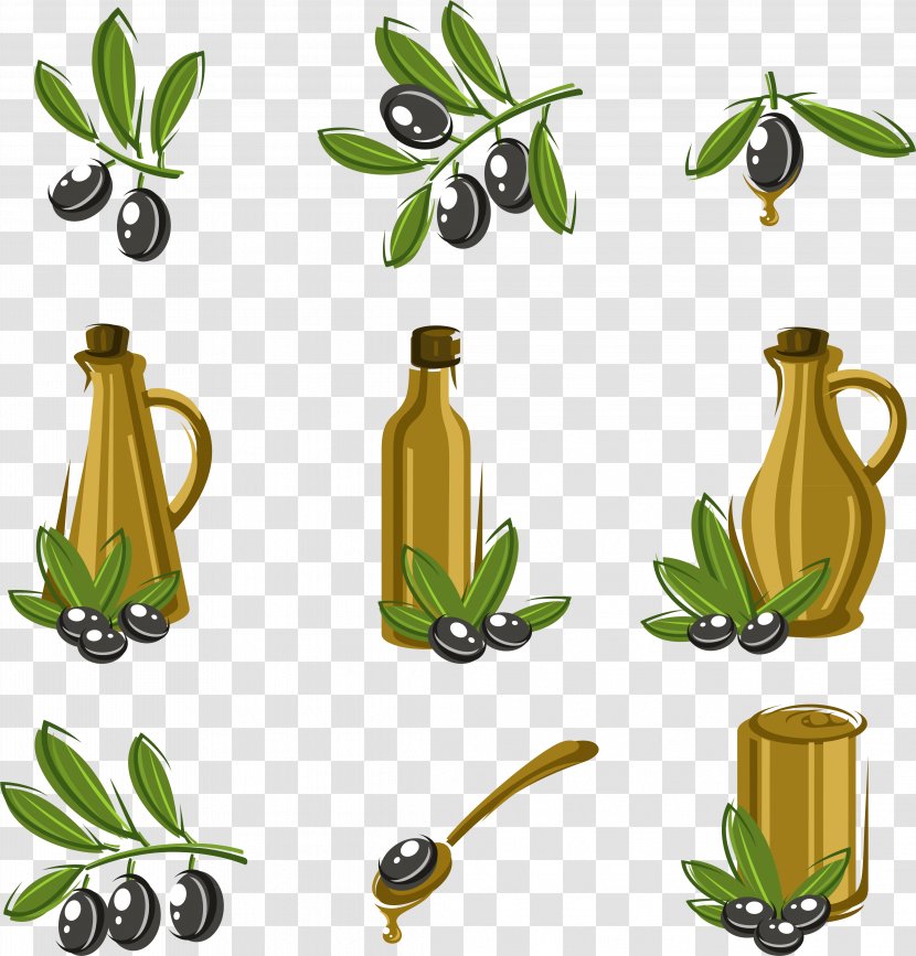 Olive Oil Euclidean Vector - Tree - Material, Transparent PNG