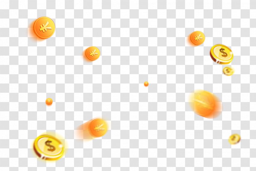 Coin Money Wallpaper - Splash Of Golden Coins Transparent PNG