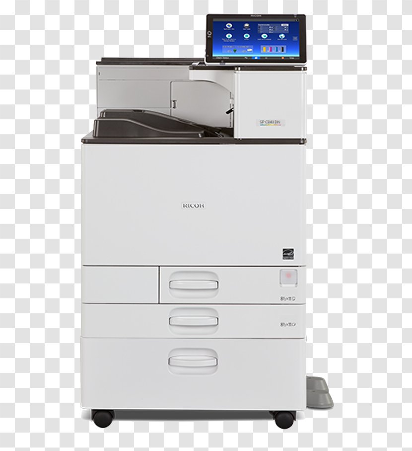 RICOH 408106 SP C842DN Duplex 1200 X DPI USB Color Laser Printer Printing Photocopier - Technology Transparent PNG