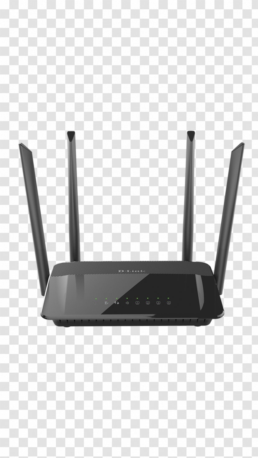 Wireless Router D-Link DIR-842 Wi-Fi Gigabit Ethernet - Electronics Accessory Transparent PNG