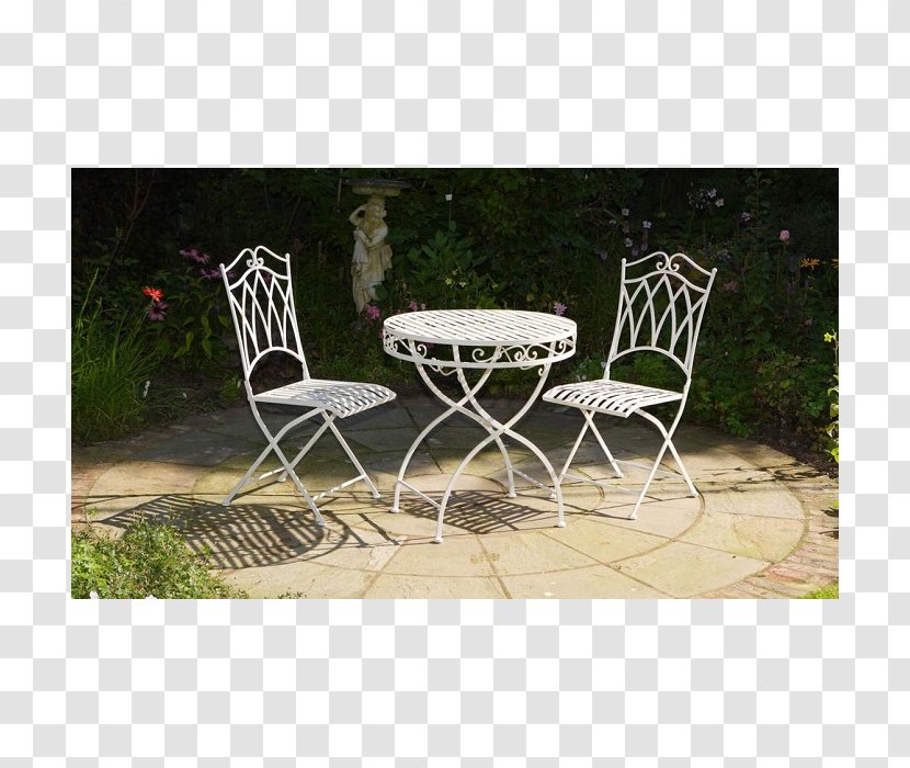 Table Bistro Garden Furniture Chair Shabby Chic - Bench - Wooden Trug Transparent PNG