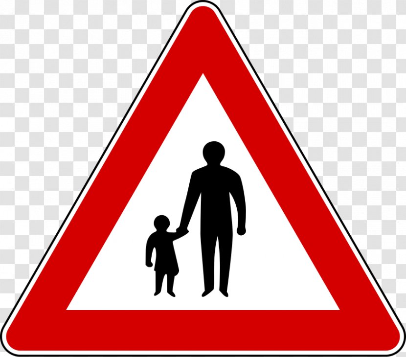 Traffic Sign Road Pedestrian - Stock Photography Transparent PNG