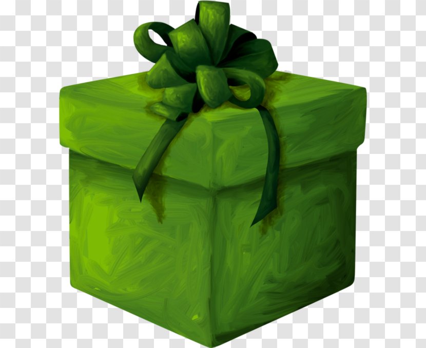 Gift Green Box - Plastic Transparent PNG