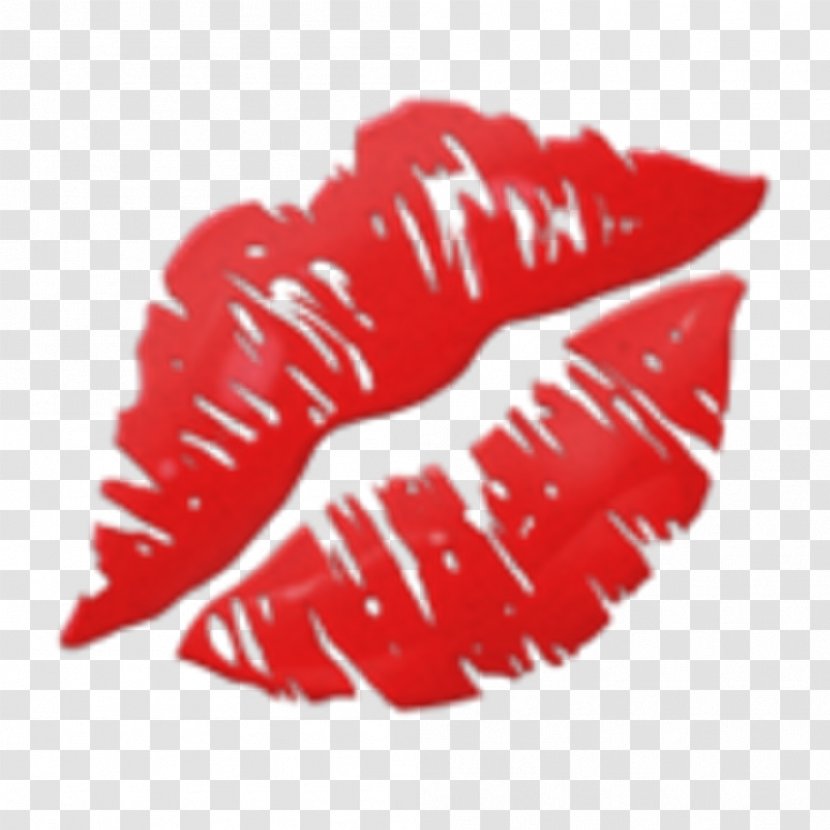 Emoji Domain IPhone Kiss Emoticon - Red Transparent PNG