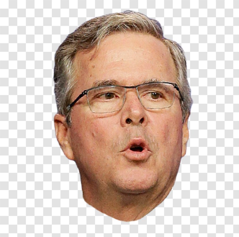 Jeb Bush President Of The United States US Presidential Election 2016 Republican Party - Jaw - Donald Trump Face Transparent PNG