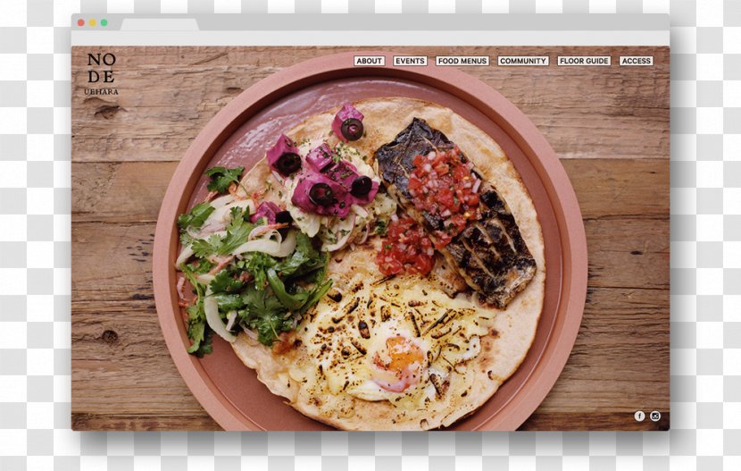 Pizza Vegetarian Cuisine NODE UEHARA Breakfast Food - Interface Transparent PNG