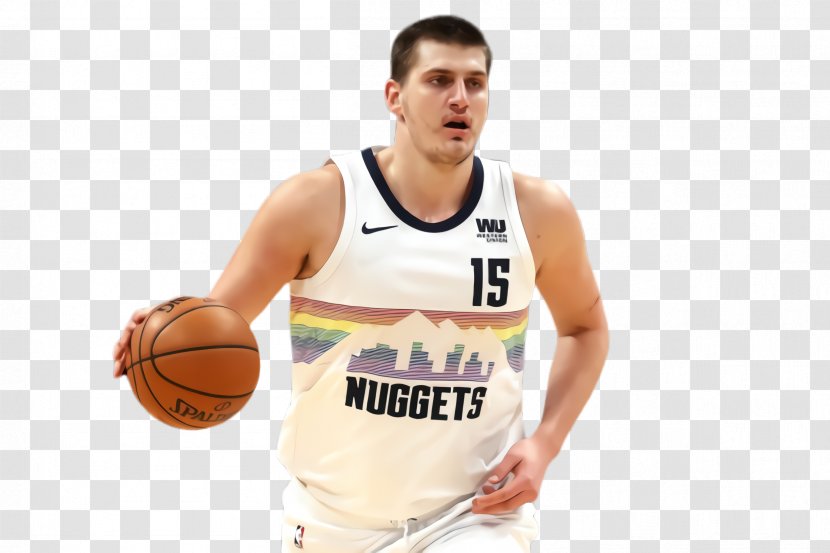 Nikola Jokic Basketball Player - Moves - Court Sleeveless Shirt Transparent PNG
