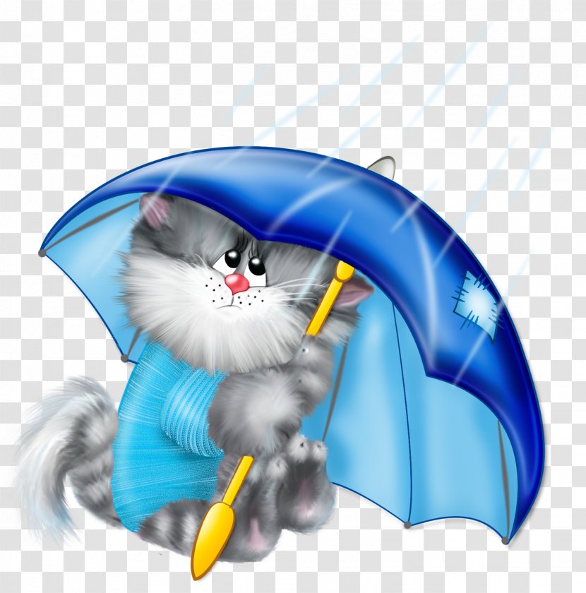 Cat Kitten Umbrella Cartoon Stock Photography - Mammal - With Free Clipart Transparent PNG
