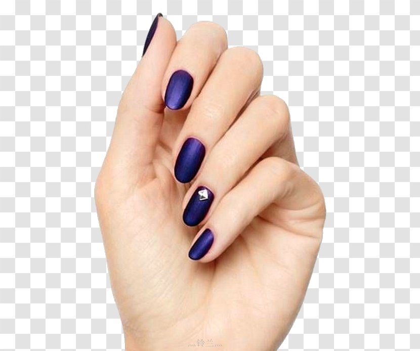 Nail Art Polish Gel Nails Manicure - Purple Transparent PNG