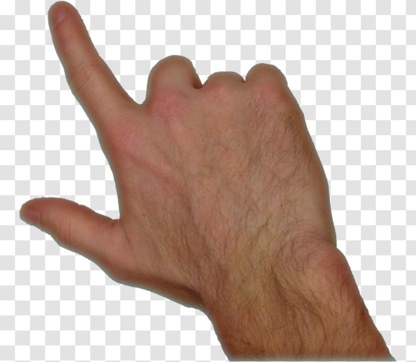 Hand Index Finger Thumb - Pointing Transparent PNG