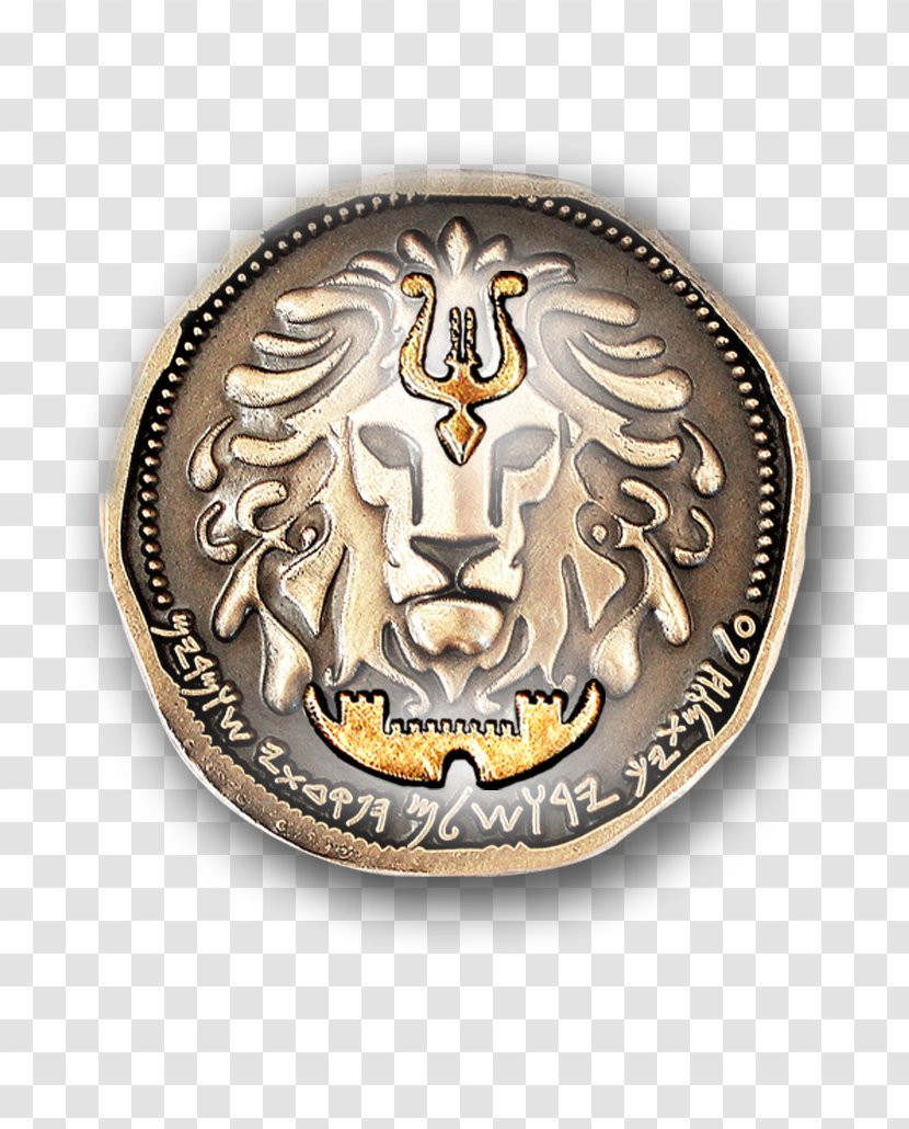 Emblem Of Jerusalem Dollar Coin Silver - Shekel Transparent PNG