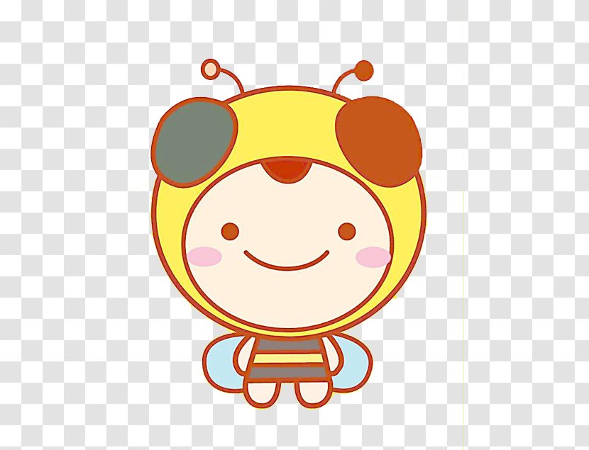 Cartoon Honey Bee - Animation - Cute Little Transparent PNG