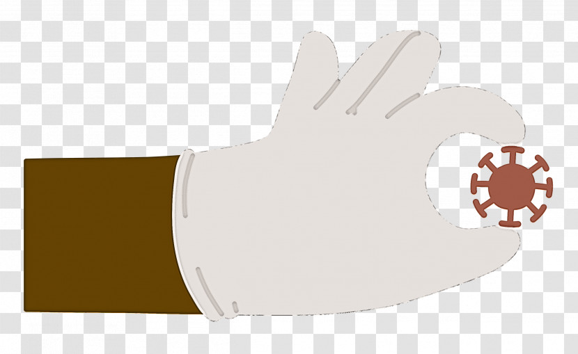 Hand Pinching Corona Transparent PNG