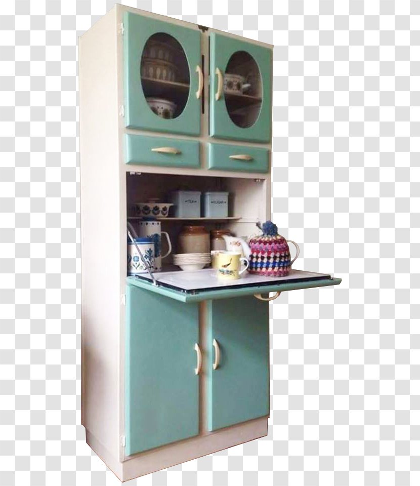 1950s Kitchen Cabinet Larder Cupboard Transparent PNG