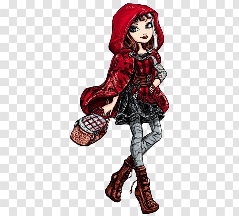 Ever After High Big Bad Wolf Little Red Riding Hood Art Image - Heart - Doll Transparent PNG