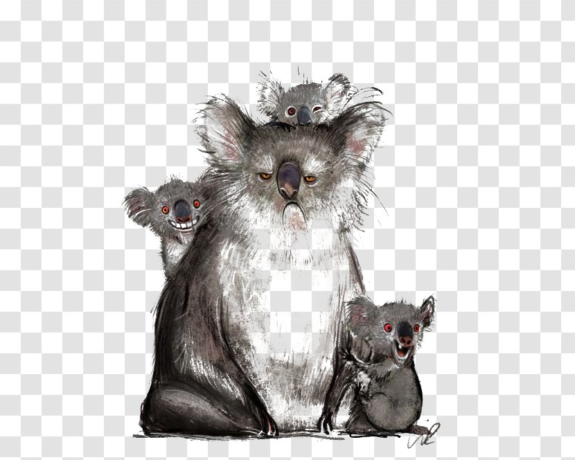 Koala Drawing Website Illustration - Rat Transparent PNG