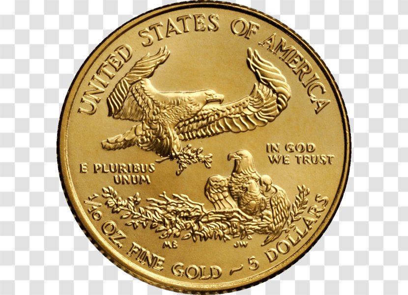 Coin American Gold Eagle Silver - Medal Transparent PNG
