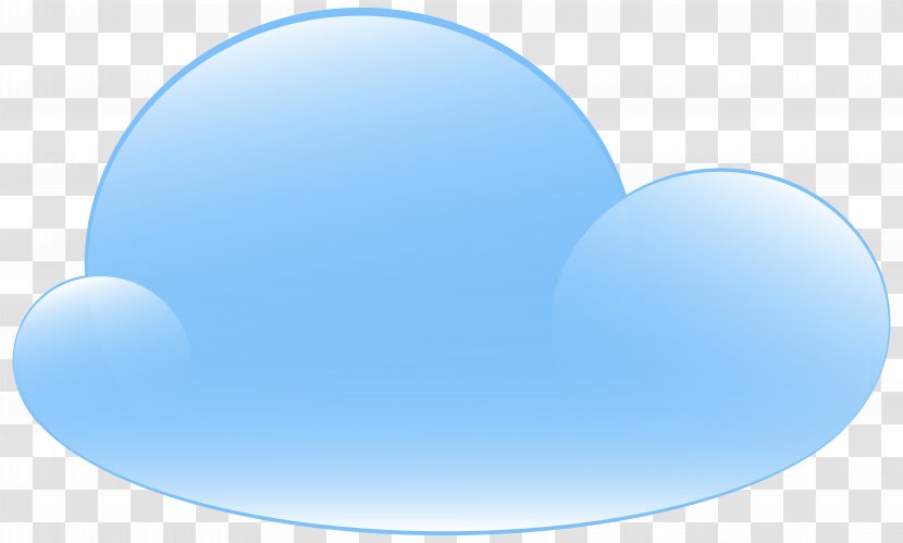 Cloud Weather Clip Art - Blue Transparent PNG