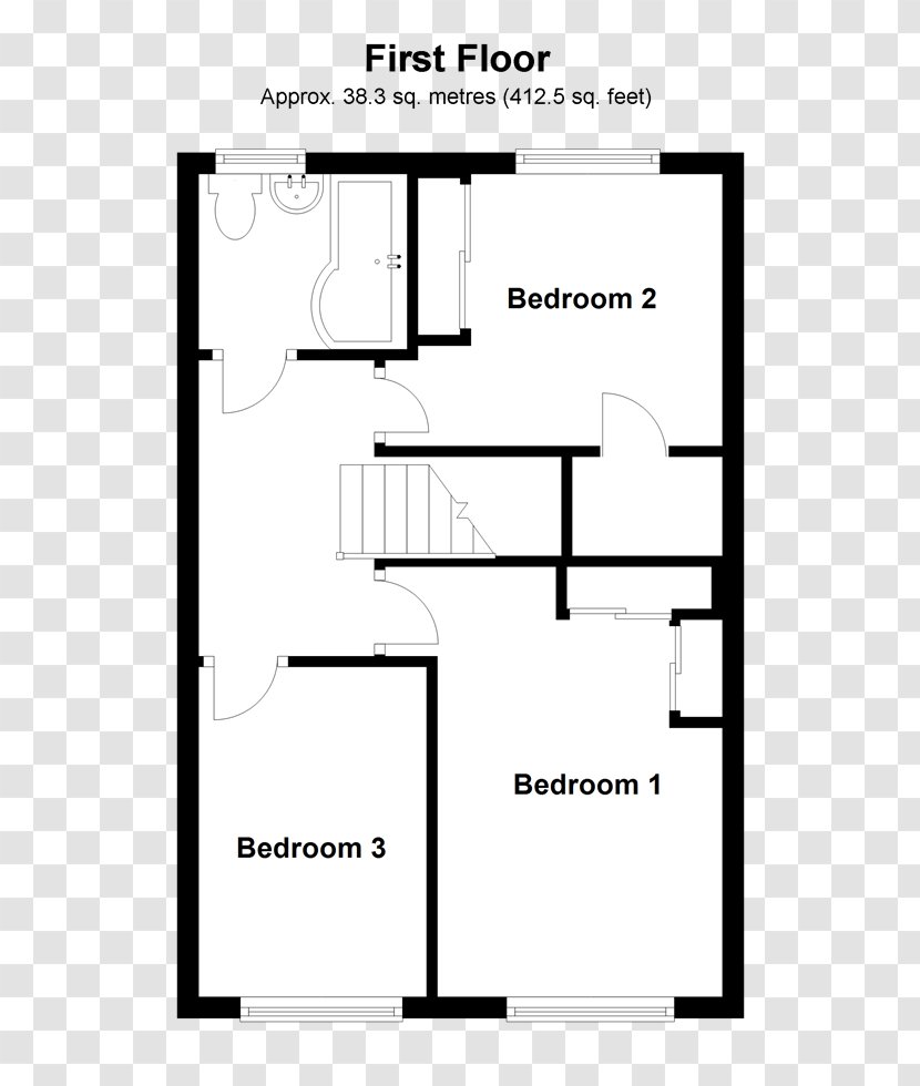 Belfast Terenure House Floor Plan Bedroom Transparent PNG