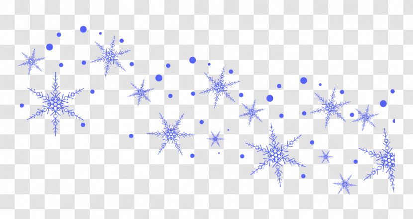 Graphic Design Pattern - Diagram - Blue Snowflake Transparent PNG