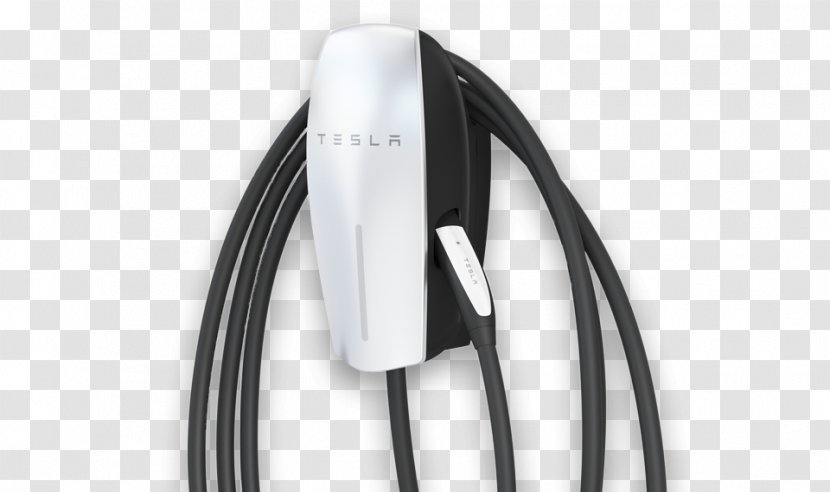 Tesla Motors Model S Electric Vehicle Battery Charger Car - Clippercreek - Charging Transparent PNG