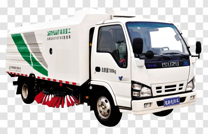 Isuzu Motors Ltd. Car Van Commercial Vehicle Pickup Truck - Motor - Road Sweeper Transparent PNG