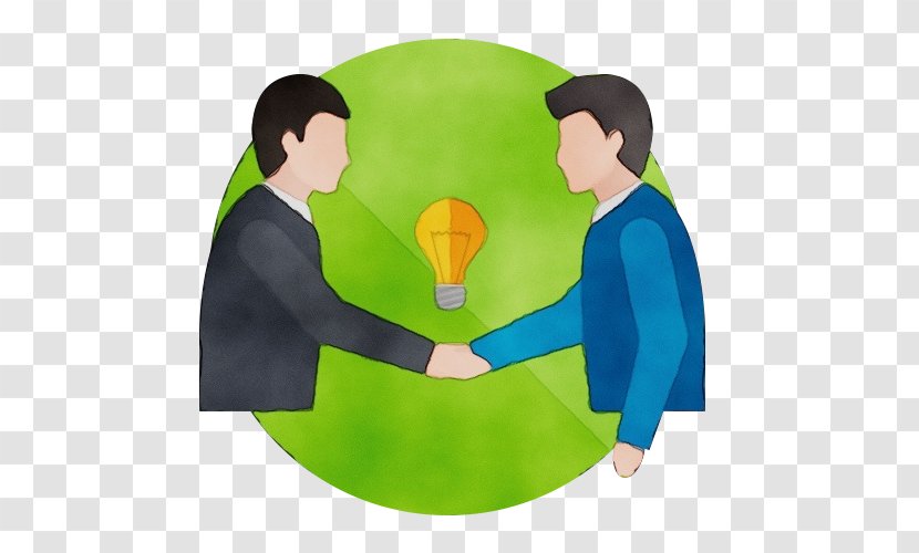 Green Clip Art Circle Gesture Conversation - Management - Team Transparent PNG