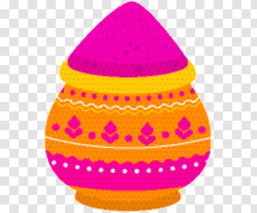 Easter Egg Background - Magenta - Yellow Transparent PNG