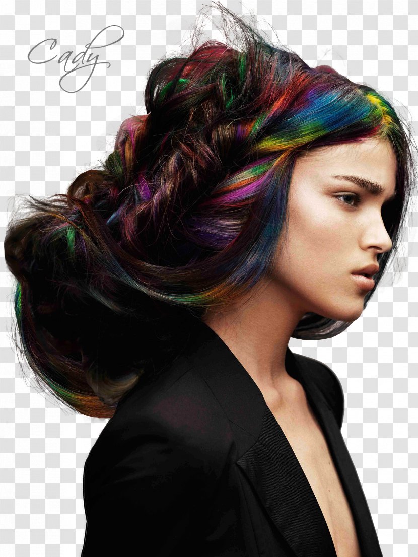 Cosmetologist Human Hair Color Hairstyle - Colorful Transparent PNG