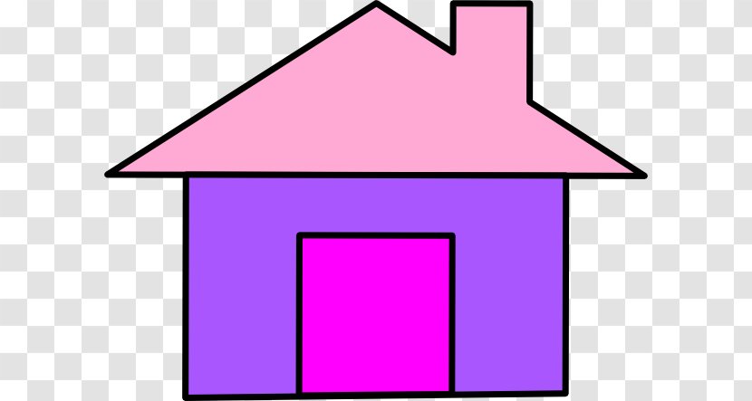 House Purple Pink Clip Art Transparent PNG