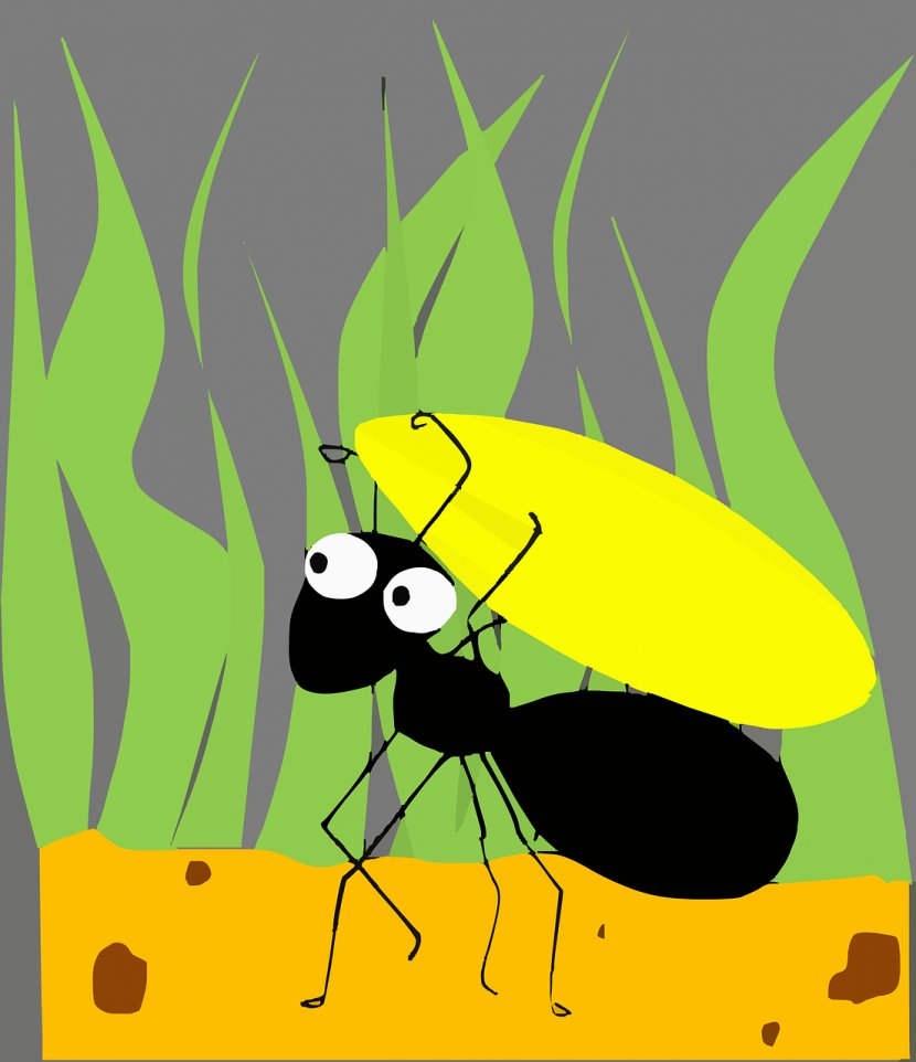 Free Content Cartoon Clip Art - Grass - Sleepy Ant Cliparts Transparent PNG
