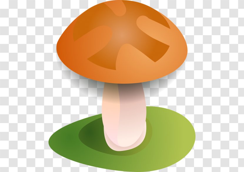 Mushroom Cartoon - Pileus - Table Orange Transparent PNG