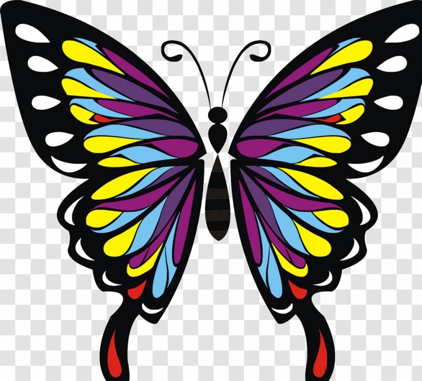 Butterfly Papercutting Motif - Moths And Butterflies Transparent PNG