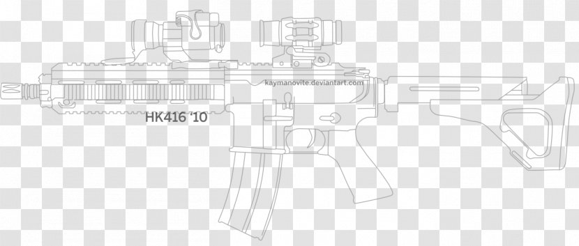 /m/02csf Gun Barrel Firearm White - Accessory - M416 Transparent PNG