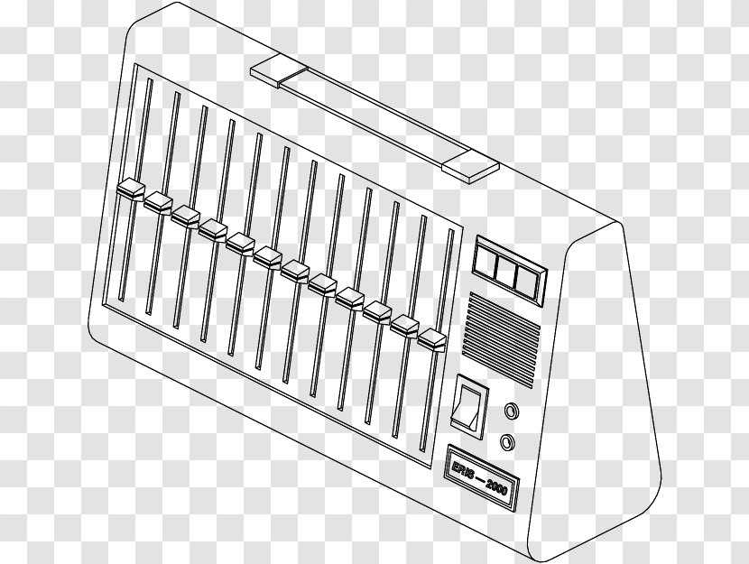 Drawing Line Car Technology - Black And White Transparent PNG