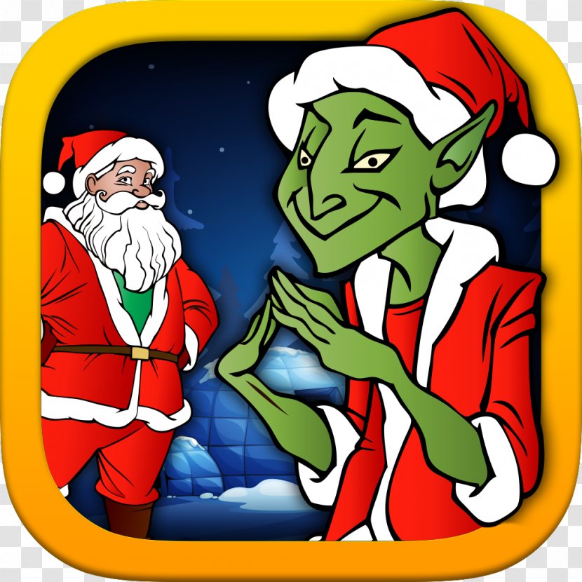 Santa Claus Grinch Leap Adventure Christmas Ornament Transparent PNG