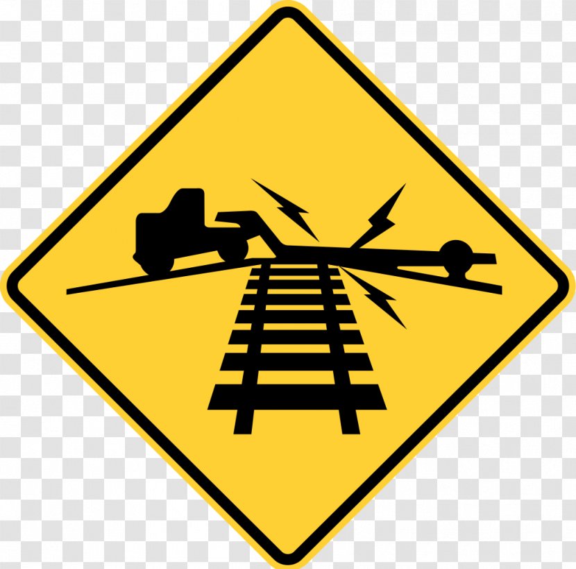 Warning Sign Ride Height Traffic Rail Transport Manual On Uniform Control Devices - Logo - Road Transparent PNG