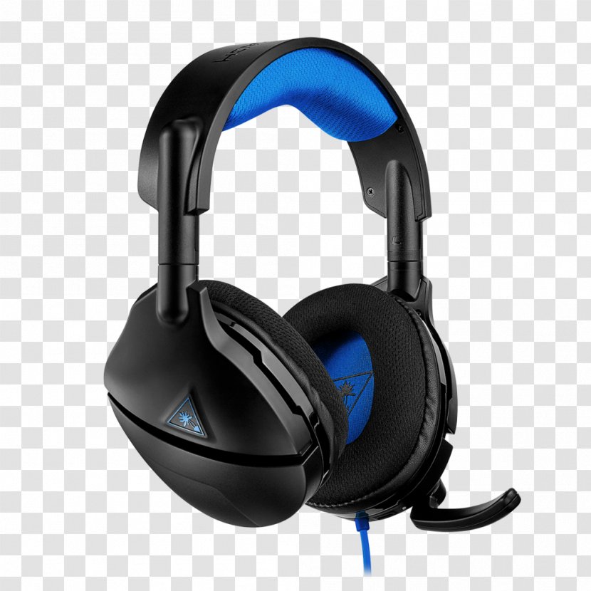 Turtle Beach Stealth 300 Amplified Gaming Headset Corporation Video Games Sony PlayStation 4 Pro - Blue Transparent PNG
