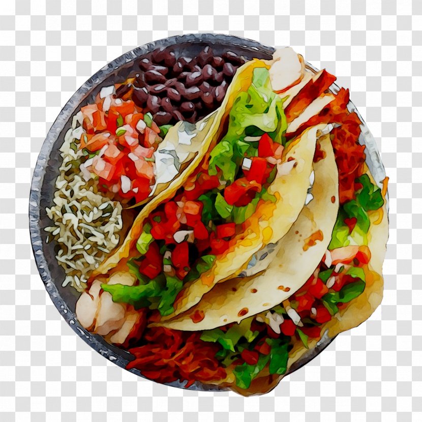 Korean Taco Mediterranean Cuisine Vegetarian American - Tortilla - Recipe Transparent PNG