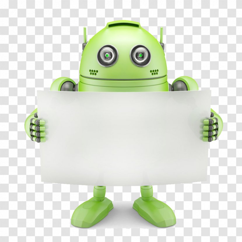 Android Software Development Mobile Phone Kotlin Project - Green - Robot Transparent PNG